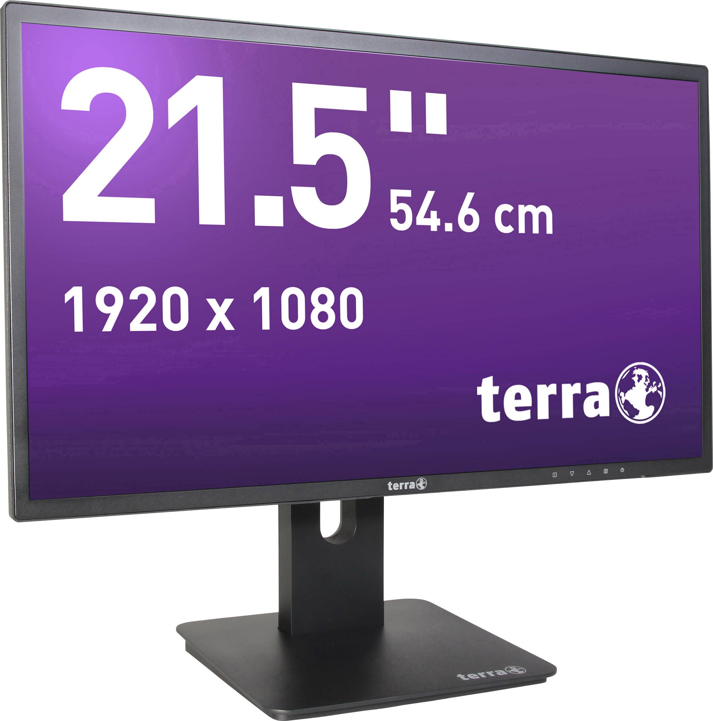 Moniteur LED Terra LED 2256W PV CEE D (A - G) 54.6 cm 21.5 pouces 1920 x 1080 pixels 16:9 5 ms DisplayPort, Audio-Line-i-2