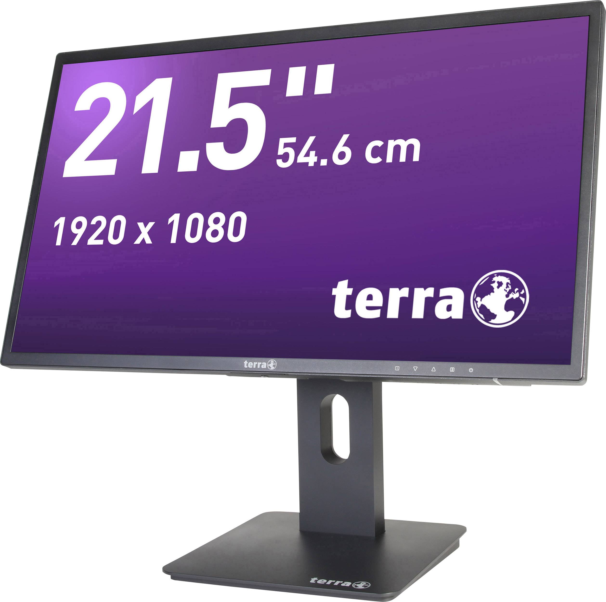 Moniteur LED Terra LED 2256W PV CEE D (A - G) 54.6 cm 21.5 pouces 1920 x 1080 pixels 16:9 5 ms DisplayPort, Audio-Line-i-3