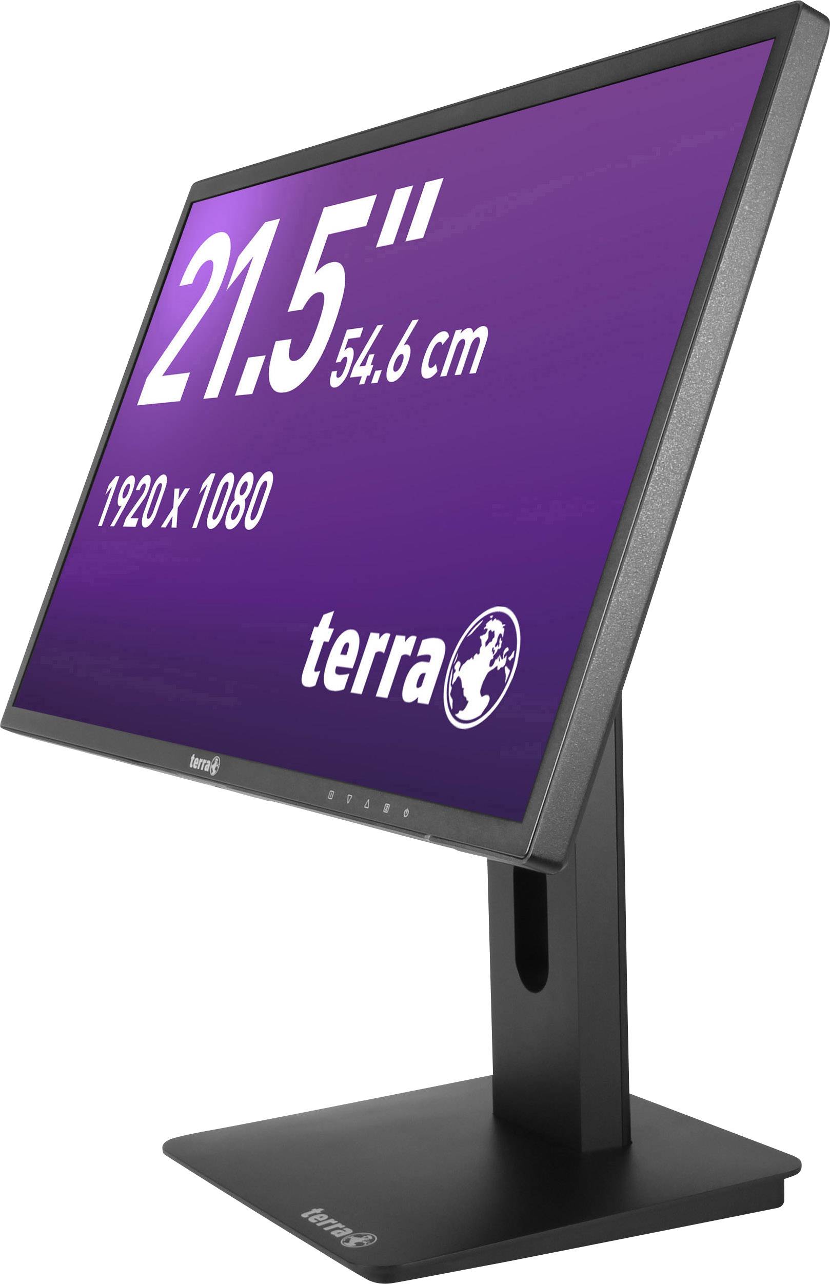 Moniteur LED Terra LED 2256W PV CEE D (A - G) 54.6 cm 21.5 pouces 1920 x 1080 pixels 16:9 5 ms DisplayPort, Audio-Line-i-4