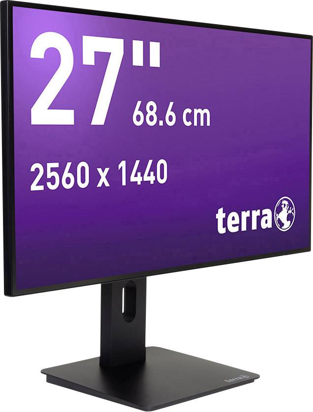Moniteur LED Terra LED 2766W PV CEE F (A - G) 68.6 cm 27 pouces 2560 x 1440 pixels 16:9 5 ms Audio-Line-in, DVI, Display-4