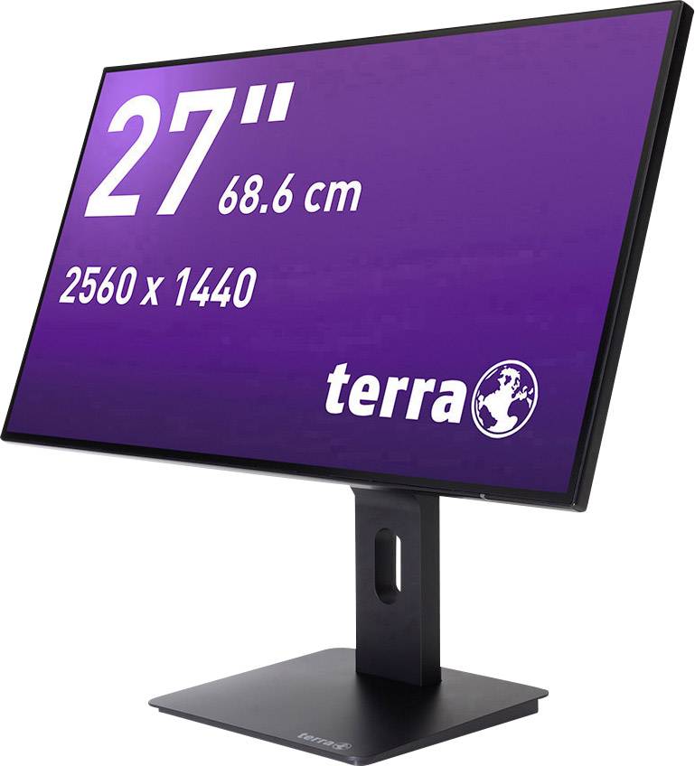 Moniteur LED Terra LED 2766W PV CEE F (A - G) 68.6 cm 27 pouces 2560 x 1440 pixels 16:9 5 ms Audio-Line-in, DVI, Display-6