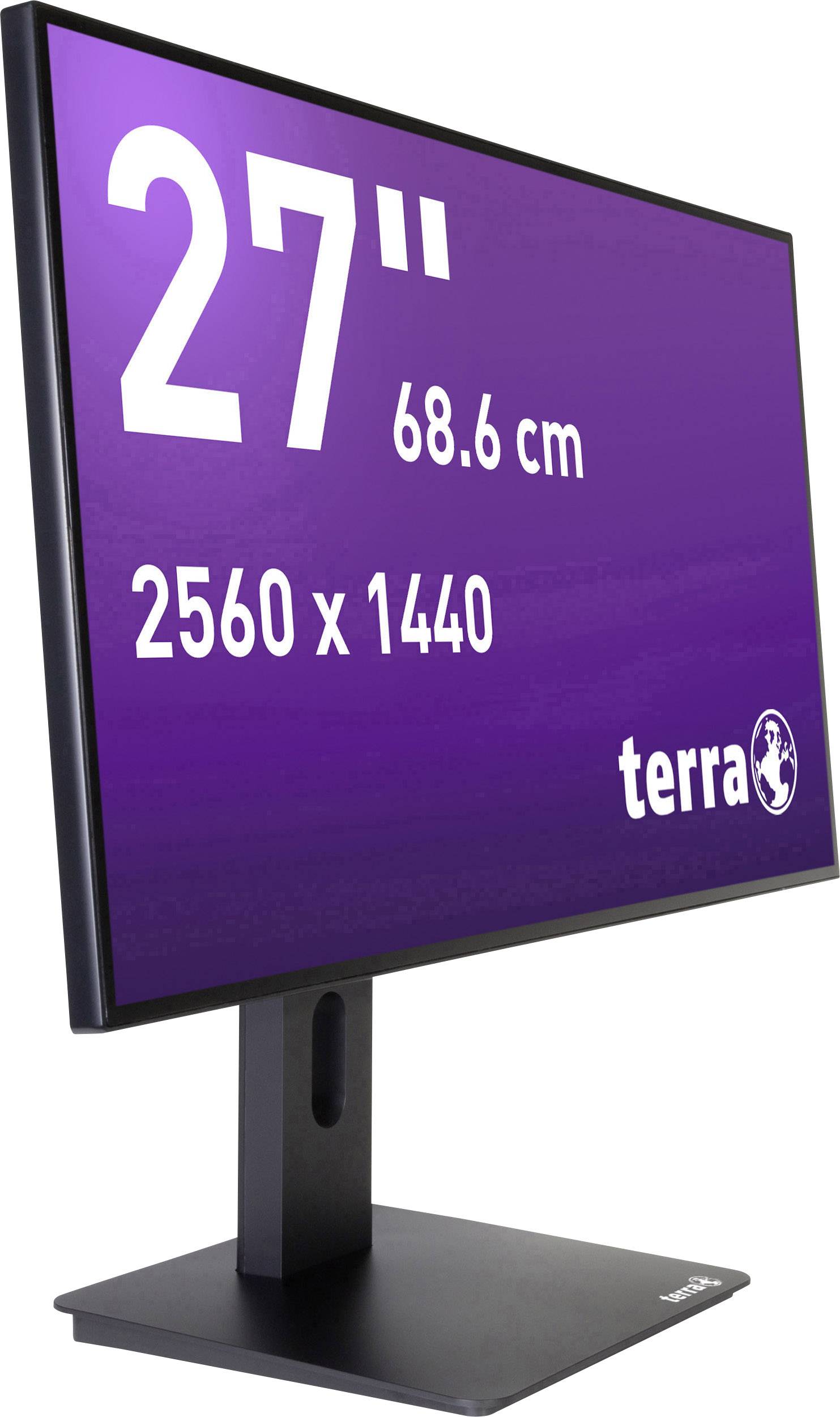 Moniteur LED Terra LED 2766W PV CEE F (A - G) 68.6 cm 27 pouces 2560 x 1440 pixels 16:9 5 ms Audio-Line-in, DVI, Display-8