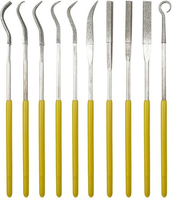 Donau Elektronik M52 Lime à aiguille spéciale Longueur de coupe 32 mm Longueur 140 mm 10 pc(s)