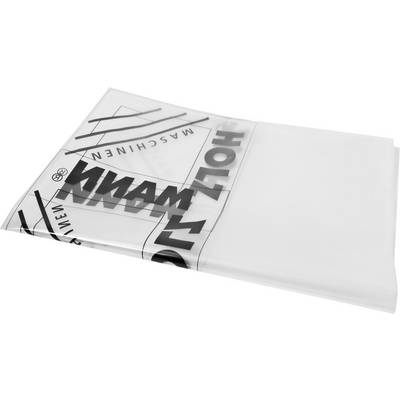 Étui transparent avec texte en noir et blanc et éléments graphiques, principalement le mot 'HOLLZMANN'.