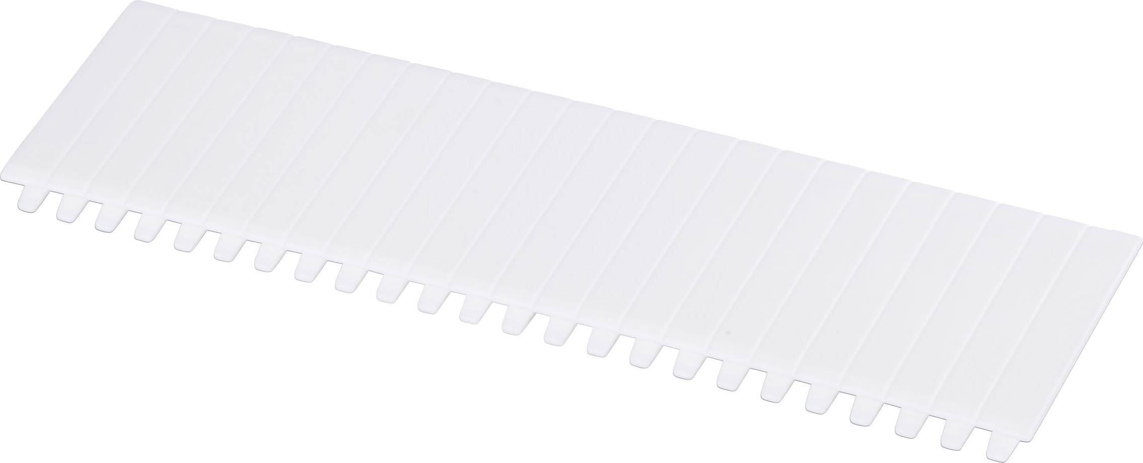 F-Tronic 7290032 Bandes de recouvrement 12 PLE, Bandes de recouvrement PS blanc 10 pc(s)
