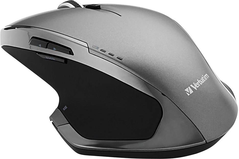 Verbatim Deluxe Souris ergonomique radio optique multicolore 8 Boutons 1600 dpi ergonomique-1