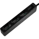 Multiprise LogiLink LPS229B x3 noir fiche avec contour 1 pc(s)