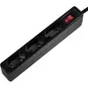 Bloc multiprise avec interrupteur LogiLink LPS230B x3 noir fiche avec contour 1 pc(s)