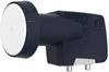 Inverto PREMIUM Tête LNB twin Nombre d'abonnés: 2 Capacité de chargement: 40 mm noir, blanc