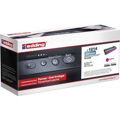 Cassette de toner Edding edding 1014 remplace Brother TN-230M, TN230M compatible magenta 1400 pages-0