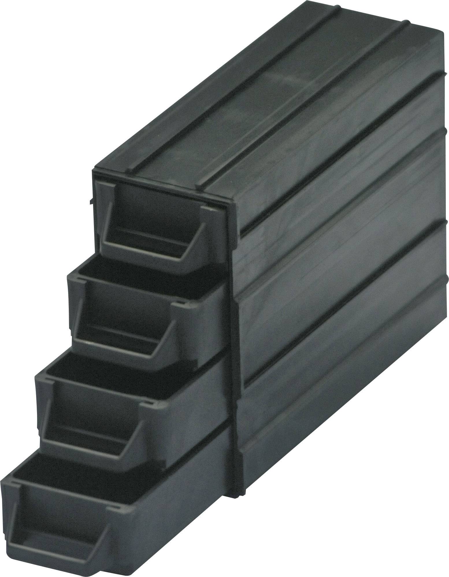 BJZ Magasin de petites pièces antistatique (ESD) (L x l x H) 120 x 40 x 20 mm Lettre d'identification ESD: C C-188 054