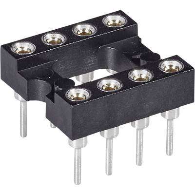 Support de circuits intégrés   15.24 mm, 2.54 mm Nombre de pôles (num): 24 contacts de précision 1 pc(s)