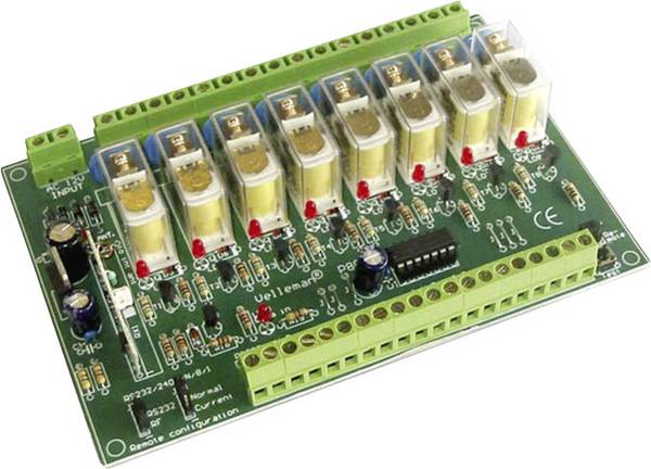 Carte relais (kit à monter) Whadda K8056 12 V/DC  1 pc(s)