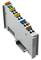 Système d'E/S WAGO 750-653, module enfichable avec différentes bornes colorées pour connexions électriques, vue latérale.
