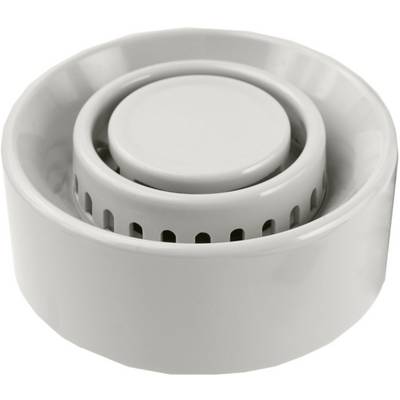 Un commutateur rotatif gris et rond, fréquemment utilisé dans les appareils électroménagers pour régler les commandes.