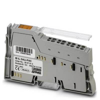 Module industriel portant l'inscription 'IB IL DALI-PAC'. Il s'agit d'un dispositif électronique utilisé pour le contrôle dans un environnement technique.