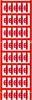Porte-étiquette Weidmüller SFC 1/21 NEUTRAL RT 1779080003 Surface d'étiquetage: 4.10 x 21 mm rouge 200 pc(s)