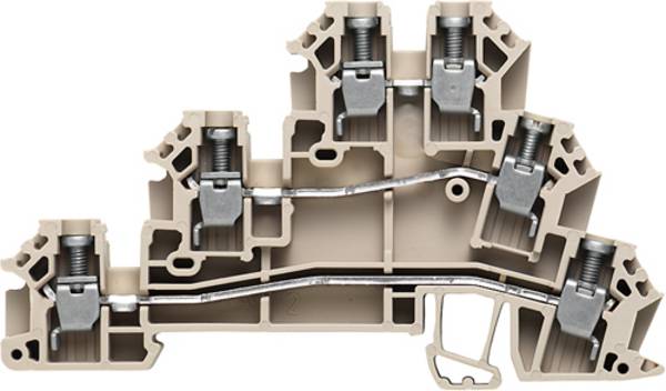 Bloc de jonction pour capteurs-actionneurs Weidmüller DLD 2.5 DB 1784180000 beige foncé 50 pc(s)