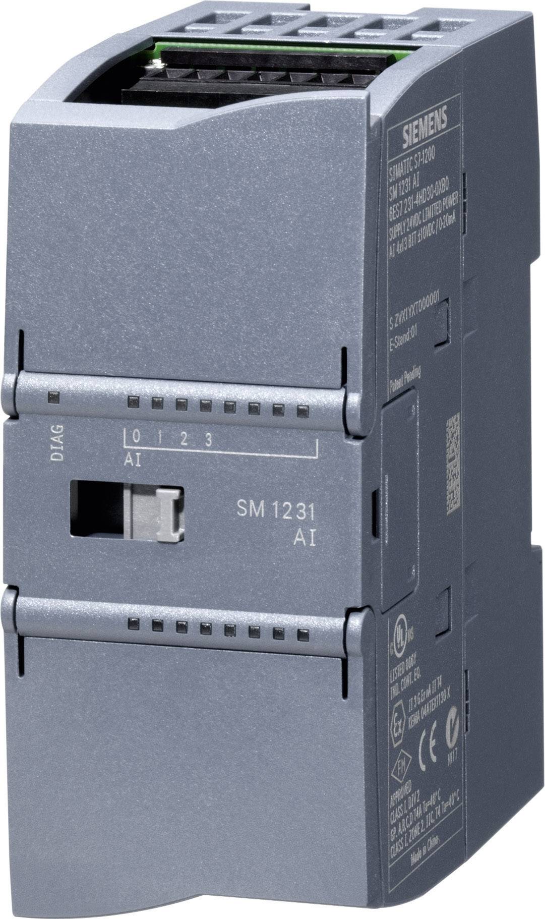 Siemens SM 1231, AI 4x13 bi 6ES72314HD320XB0 API - Module d'entrée analogique 35 V