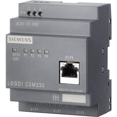 Commutateur ethernet industriel Siemens LOGO! CSM 230 6GK7177-1FA10-0AA0 Nombre de ports Ethernet: 4 0 