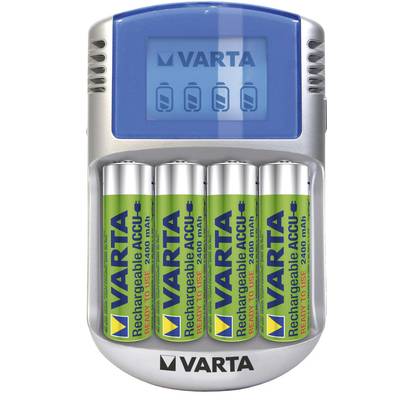 Chargeur de piles rondes NiMH avec accus Varta LCD-Lader-0