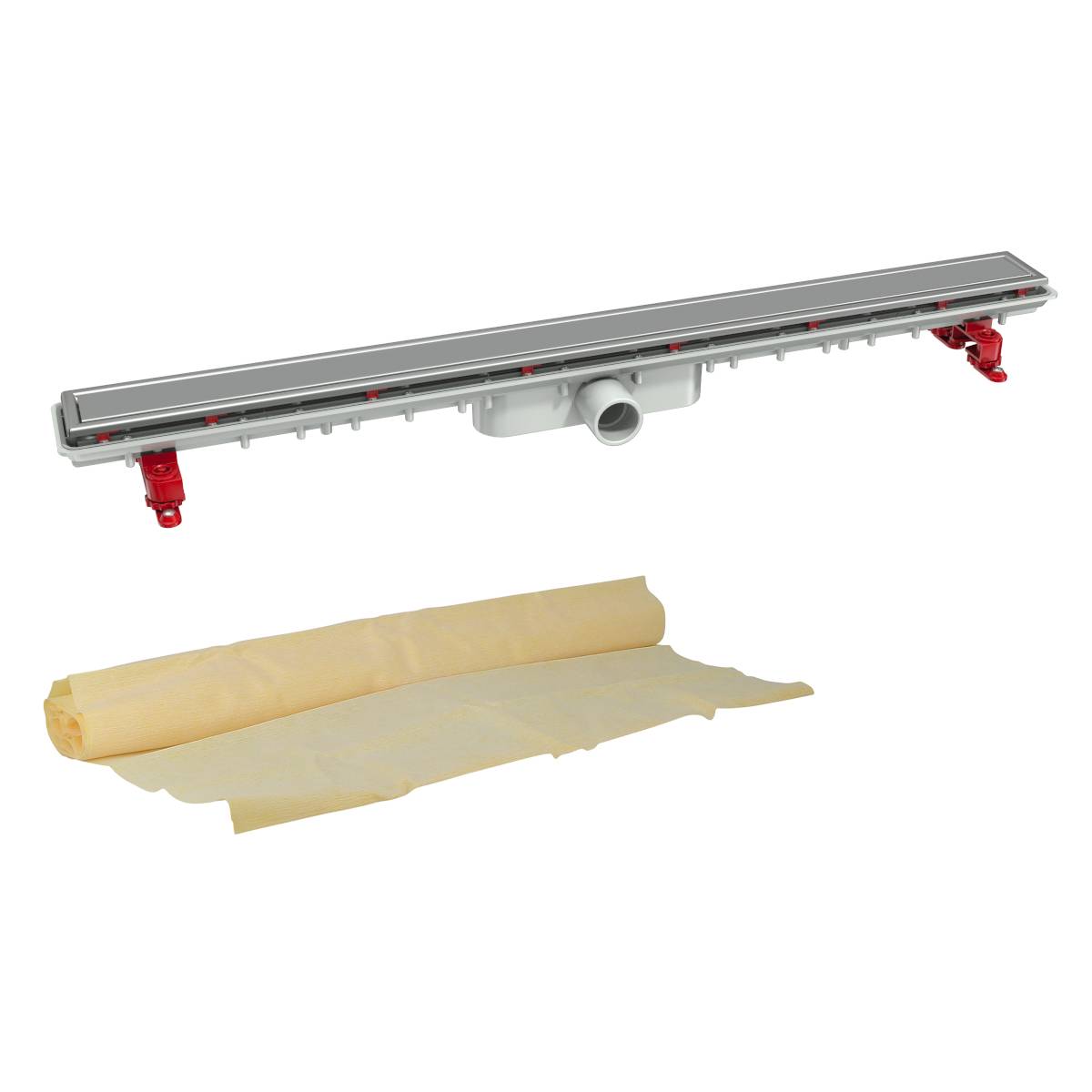 Caniveau De Douche Inox Réversible 890mm + Natte Nicoll sicanatfh90r-0
