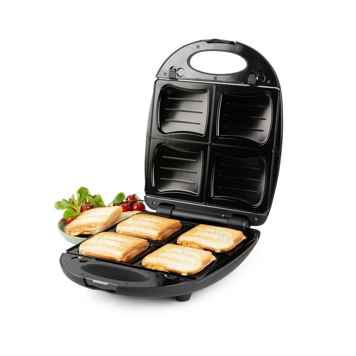 Croques Gaufre 2 Plaques 1200w Domo DO9295C-3