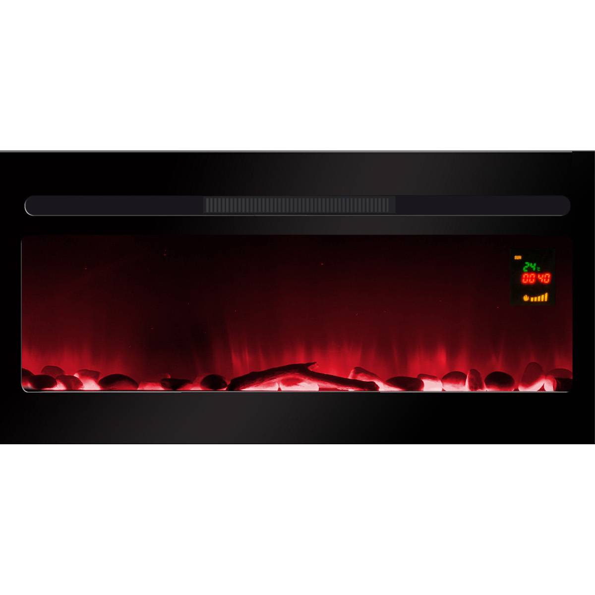 Cheminée électrique 2000w Avec Télécommande Chemin'arte 242-0