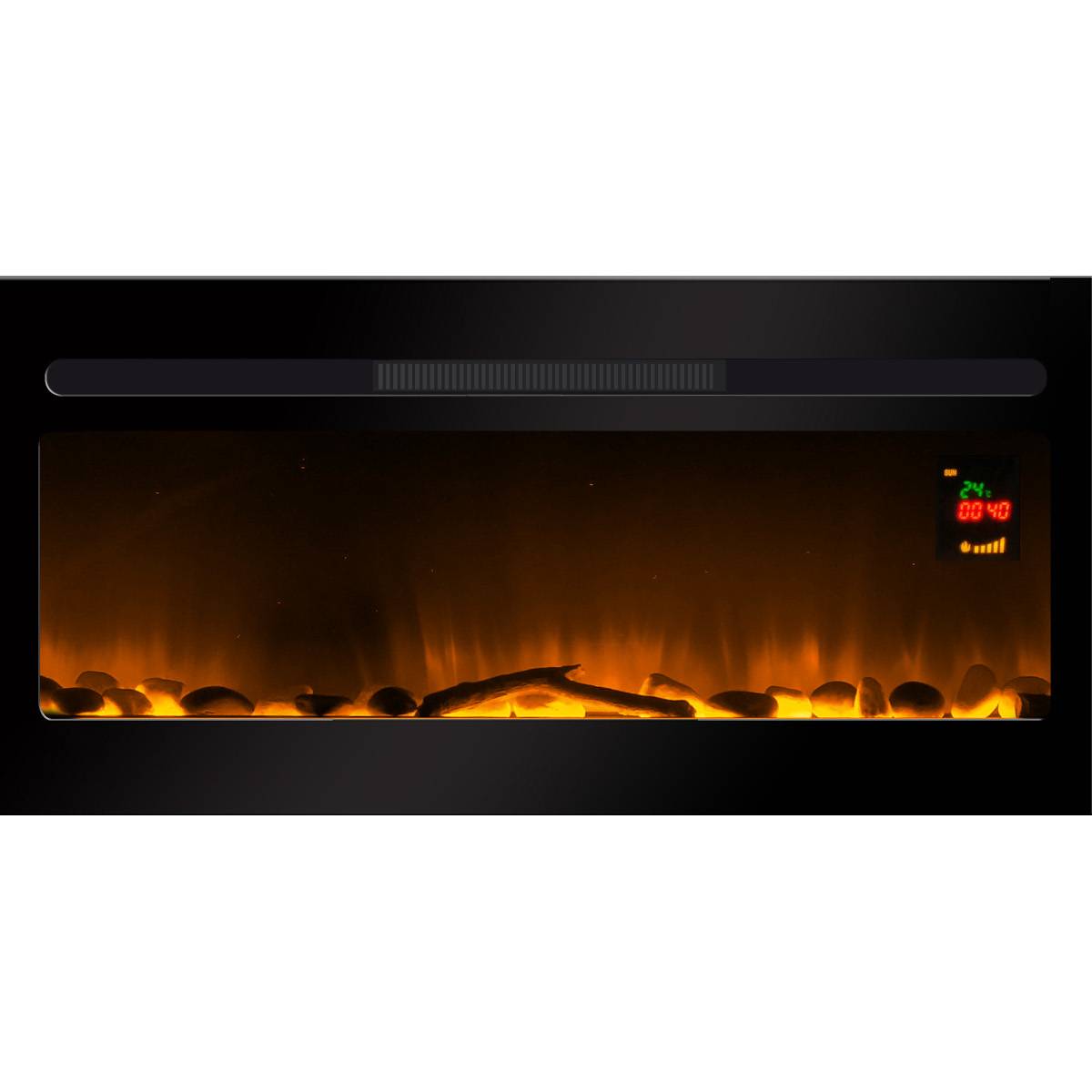 Cheminée électrique 2000w Avec Télécommande Chemin'arte 242-1