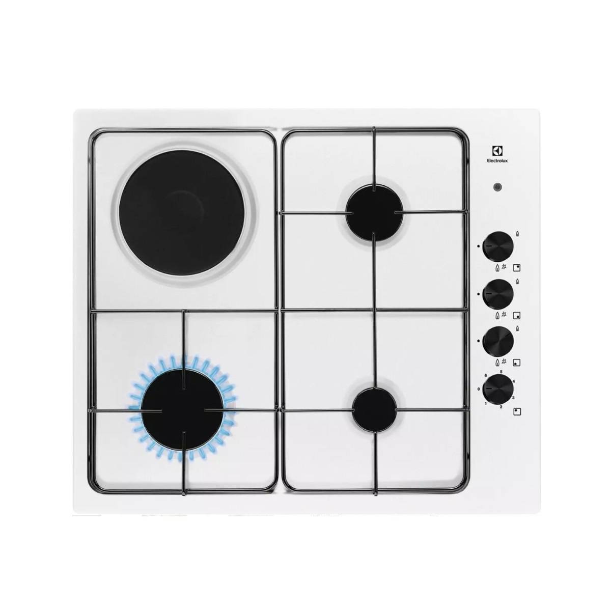 Table De Cuisson Mixte 55cm 4 Feux Blanc Electrolux EGL62821OW-0