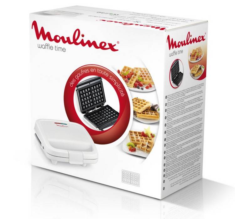 Gaufrier 1 Plaque 700w Moulinex wj170112-1