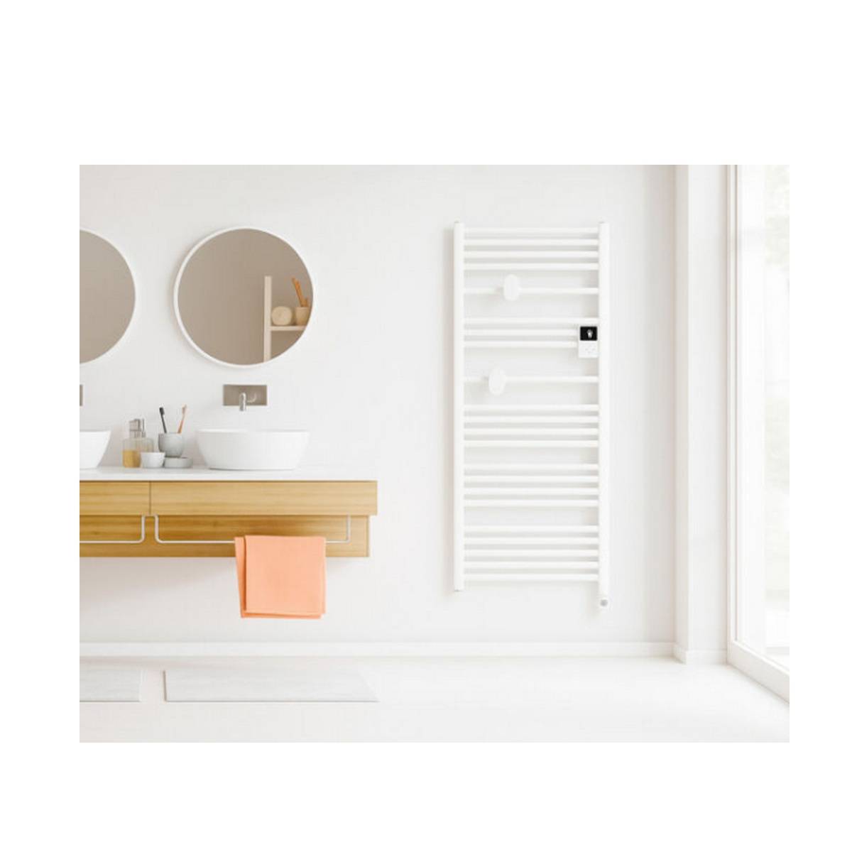 Sèche Serviettes électrique 1500w Brillant/blanc Thermor 471646-2