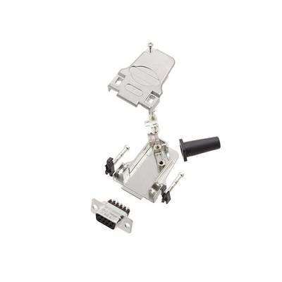 Amphenol L17D45ZF09-RG+L77DE09SST Kit embase SUB-D femelle 45 ° Nombre de pôles: 9 raccord à vis 1 set-0