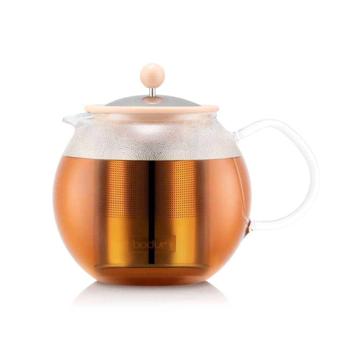 Théière à Piston 1l Beige Rosé Bodum 1801-838-16-1