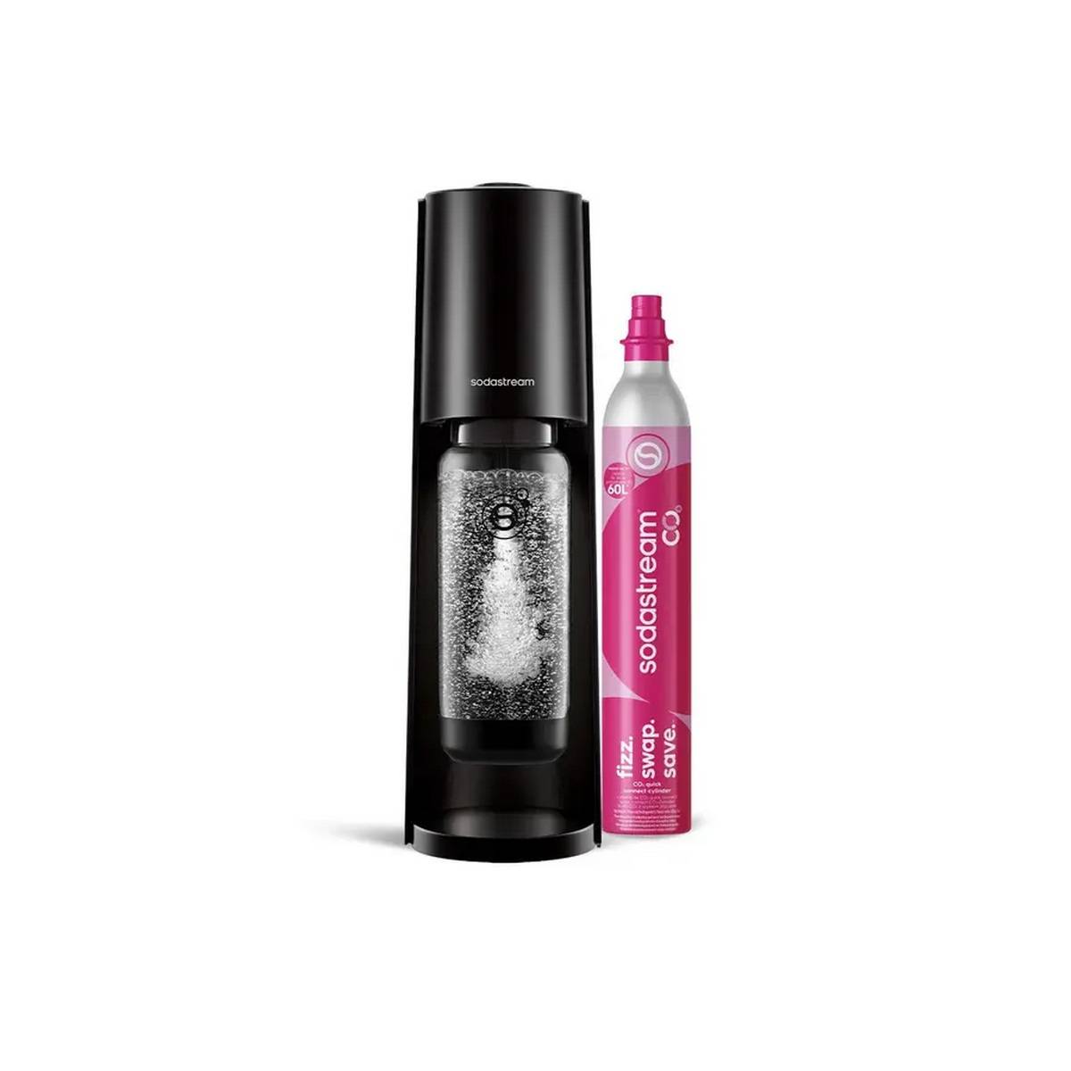 Machine à Gazéifier L'eau + 1 Bouteille + 1 Cylindre Noire Sodastream 1012611330-0