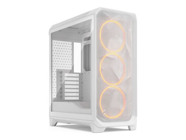Fractal Design Meshify 3, PC, Blanc, ATX, EATX, micro ATX, Mini-ITX, Acier, Verre trempé, Gaming, Multi