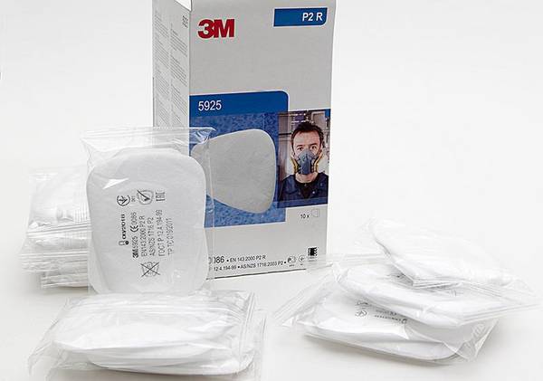 Paire de filtres à particules série 5000 P2R anti-poussières et combines - 3M - K5925