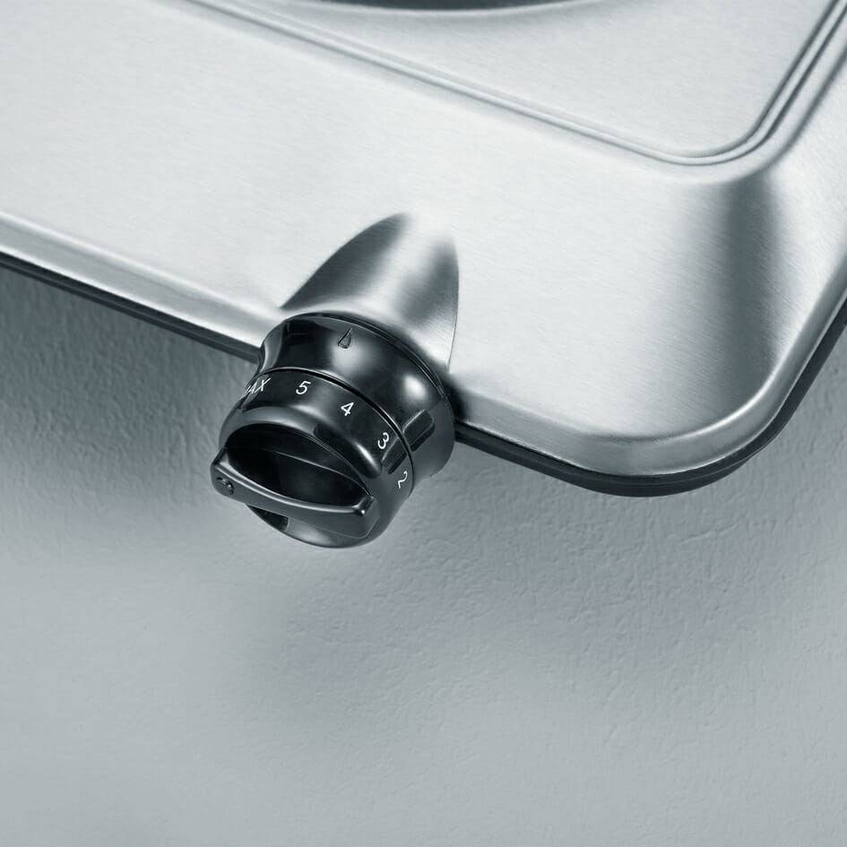 Réchaud électrique 1500w Inox Severin kp1092-1