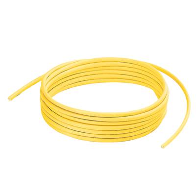 Un câble électrique jaune est enroulé.