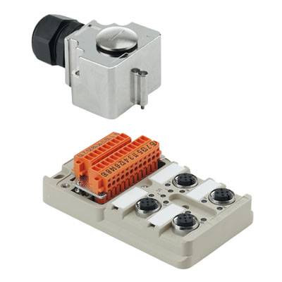Répartiteur passif pour capteurs/actionneurs Weidmüller SAI-4-MHD-4P M12 1705923000  Contenu: 1 pc(s)