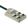 Répartiteur passif 4 voies M12 filetage métal Weidmüller SAI-4-F 4P IDC PUR 5M 1766660000 1 pc(s)