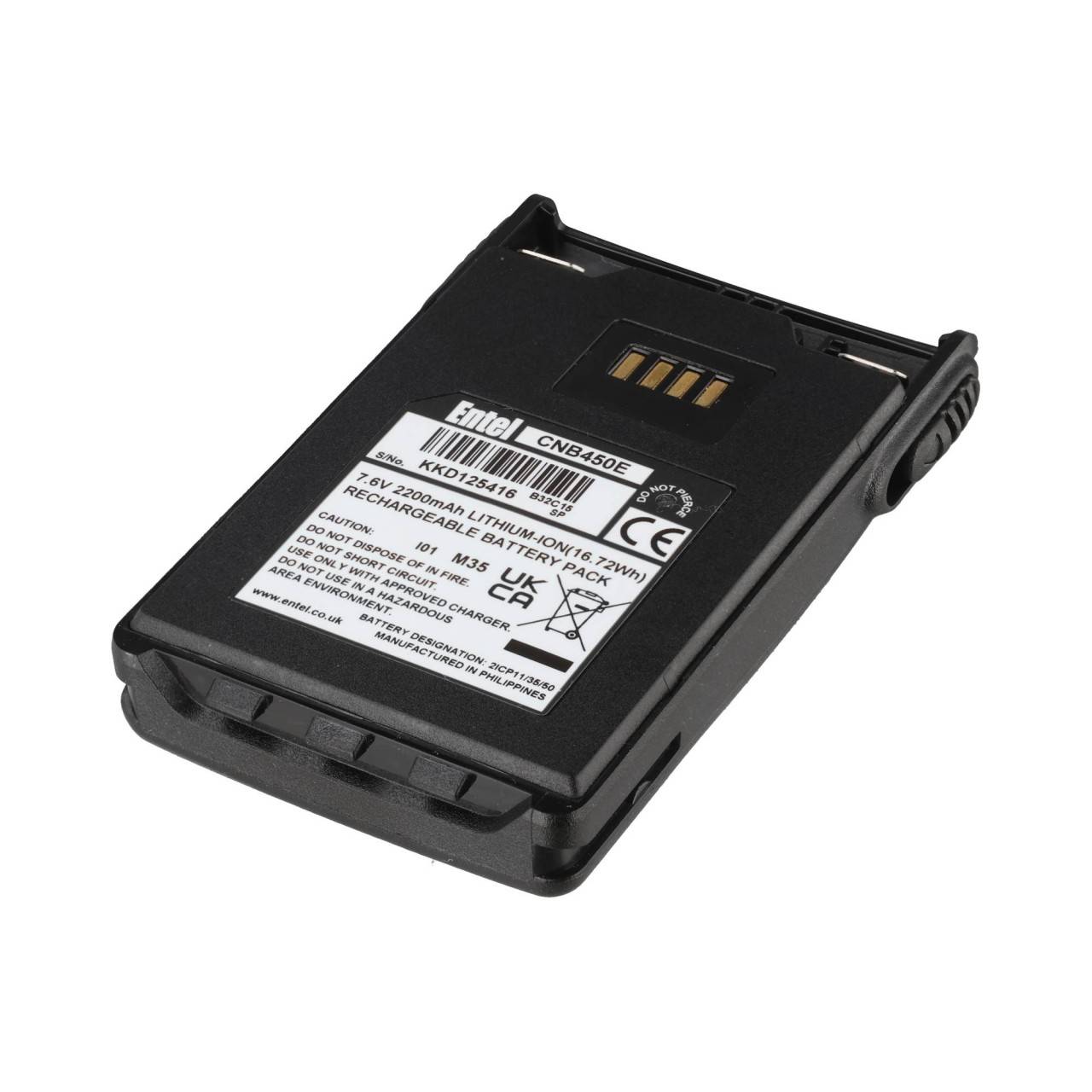Batterie Li-Ion d'origine CNB-450E pour ENTEL séries DX et HX - 7,4 V 1800 mAh-2