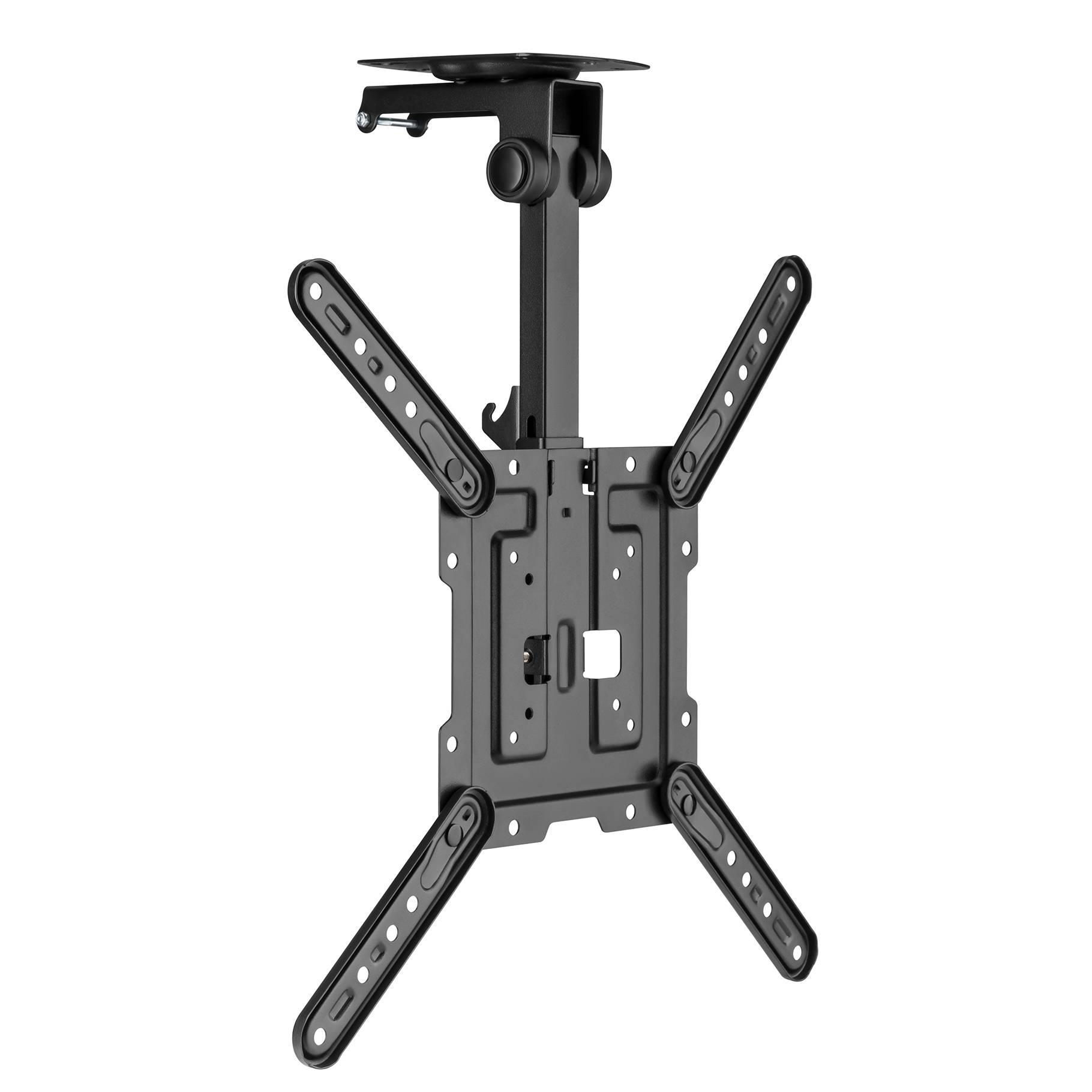 Support TV plafond repliable écran 23''- 55'' - hauteur 52-61,4 cm-0