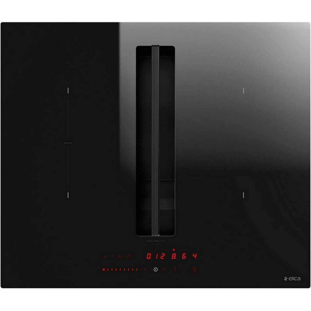 Table De Cuisson Aspirante Induction 60cm 4 Feux Noir Elica PRF0210739-0
