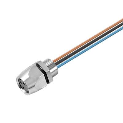 Connecteur à équiper femelle M8 Weidmüller SAIE-M8B-3-0.5U-FP-M8 1856130000 1 pc(s)