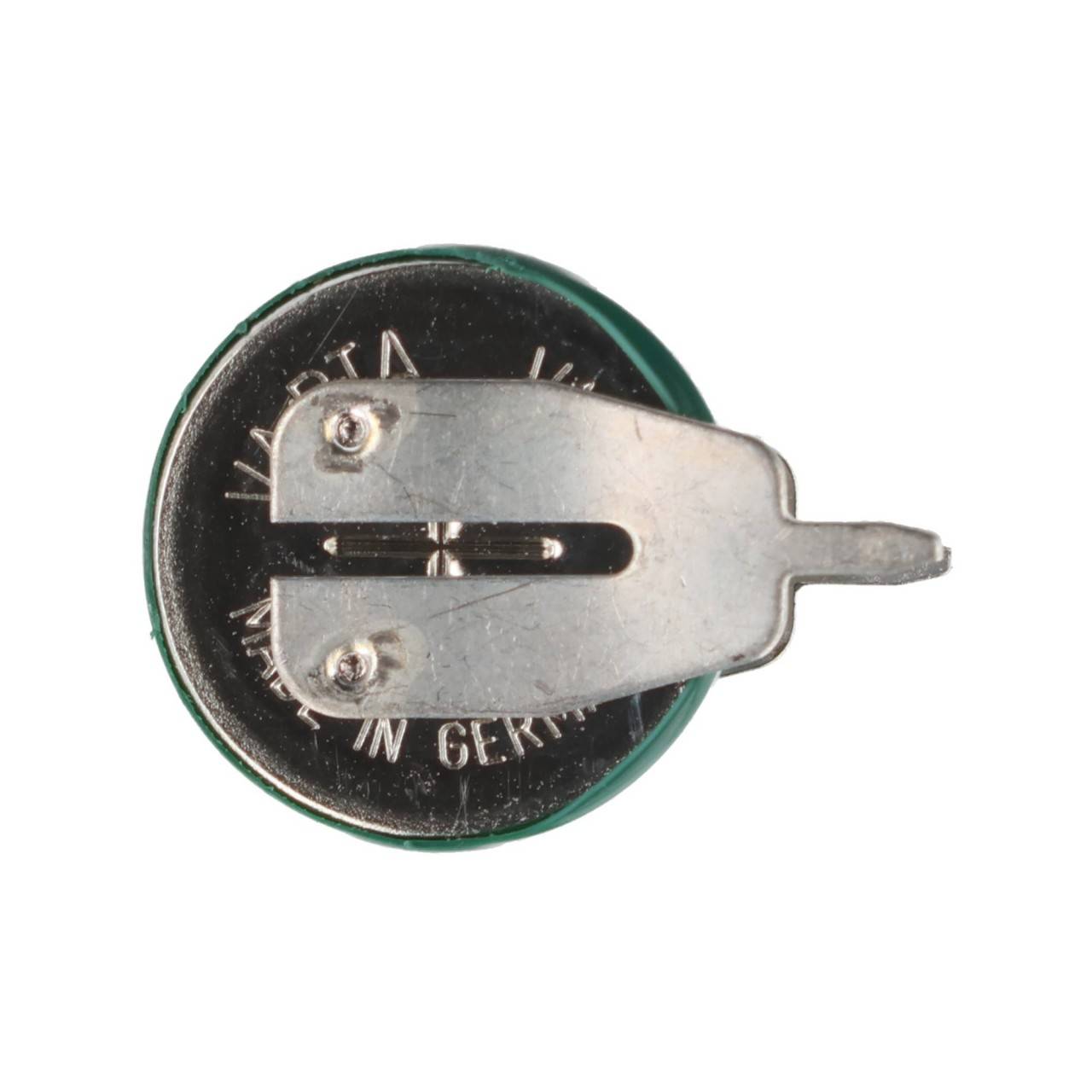 Pile bouton rechargeable NiMH Varta V15H avec languette de soudure pour circuit imprimé 1+, 1--3