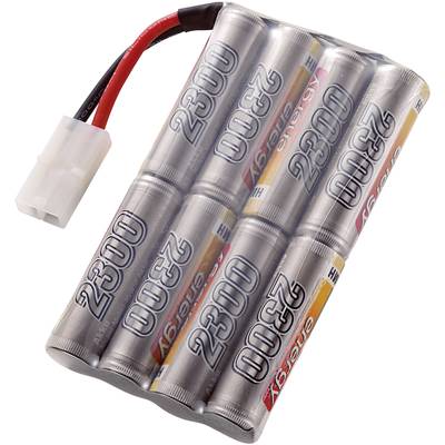 Pack de batterie (NiMh) 9.6 V 2300 mAh Conrad energy 206671  stick fiche Tamiya mâle
