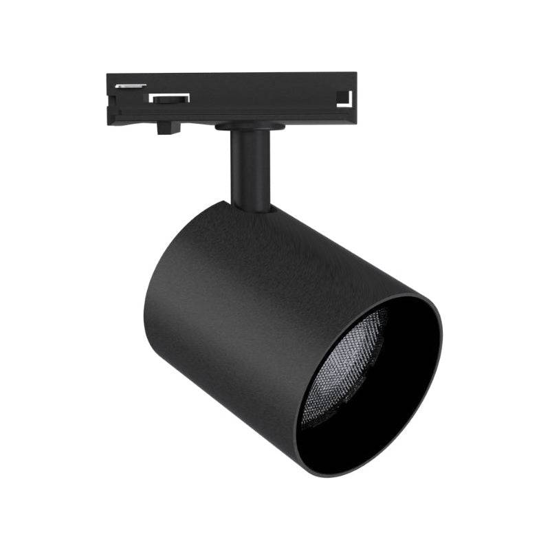 Spot LED sur Rail Noir Monophasé 24W 36° TRIAC Dimmable - Blanc Chaud 2300K - 3500K - SILAMP-0