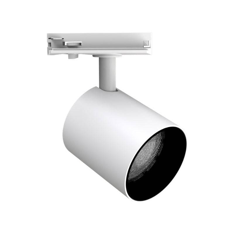 Spot LED sur Rail Blanc Monophasé 24W 36° TRIAC Dimmable - Blanc Chaud 2300K - 3500K - SILAMP-0
