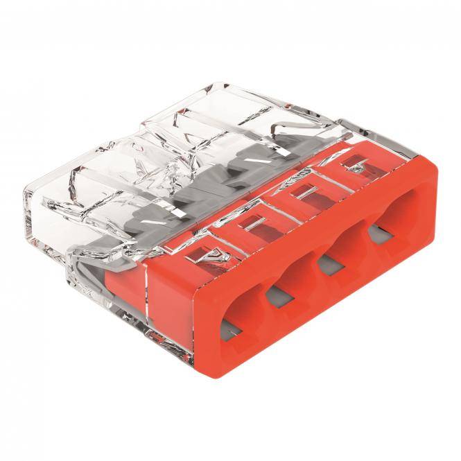 Borne Wago 4 Fils Connecteur Rapide 4 Fils - Wago-0